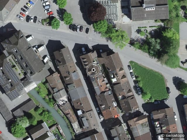 Luftbild Alte Wiese 1, Ennenda