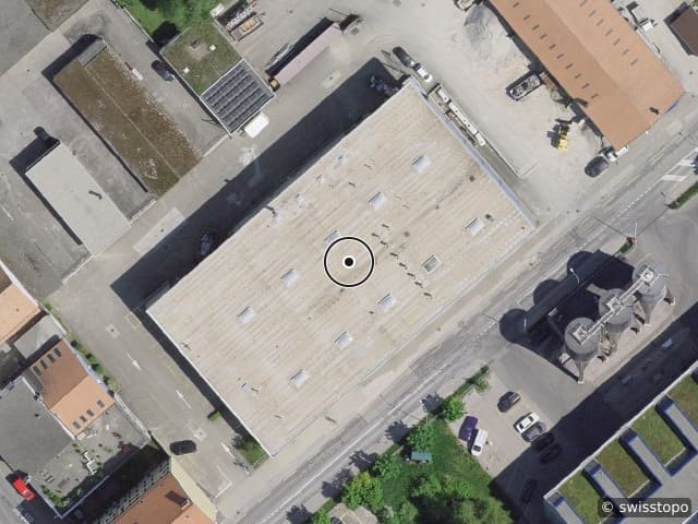 Luftbild Rue du Collège 43, La Chaux-de-Fonds