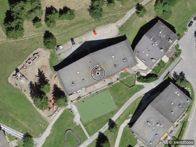 Luftbild Place du Village 15, Anzère