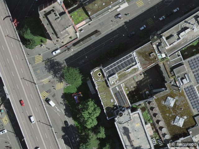 Luftbild Steinentorstrasse 45, Basel