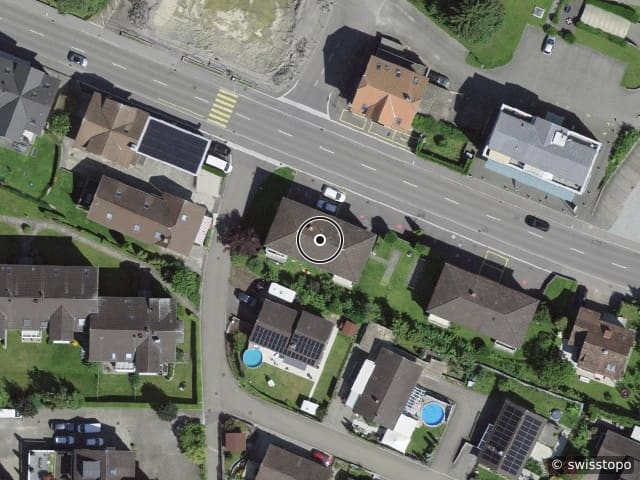 Luftbild Romanshornerstrasse 17, St. Gallen