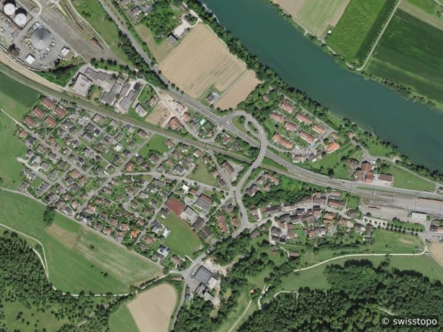 Luftbild Rekingen
