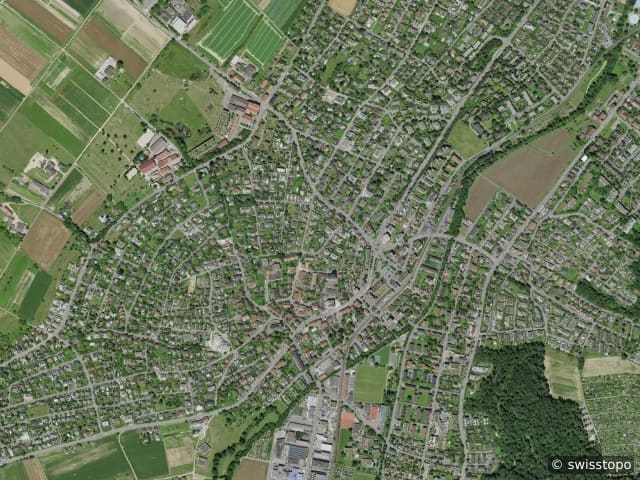 Luftbild: das Gebiet