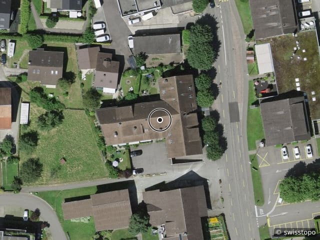Luftbild Hauptstrasse 50, Hausen b. Brugg