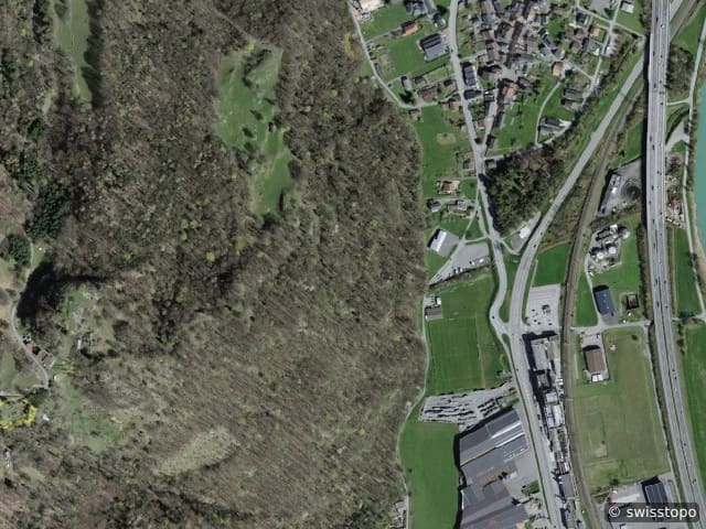 Luftbild Evionnaz
