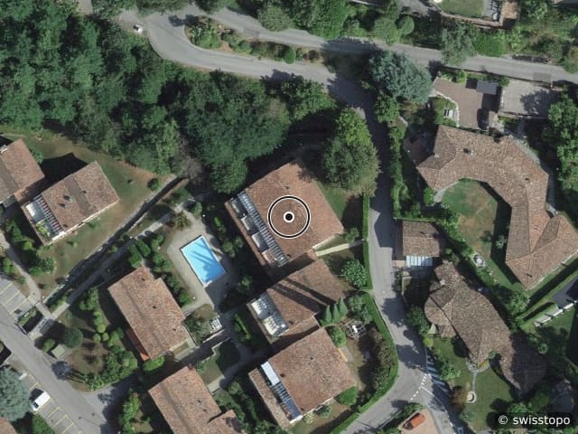 Luftbild Strada da Ved 7, Morcote