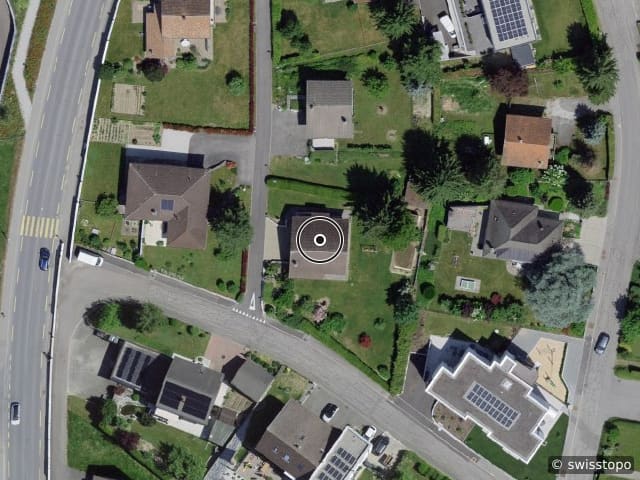 Luftbild Chemin des Ecureuils 5, Romont FR