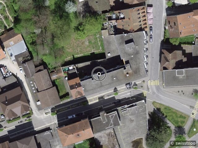 Luftbild Rue du Moulin 2A, Moutier