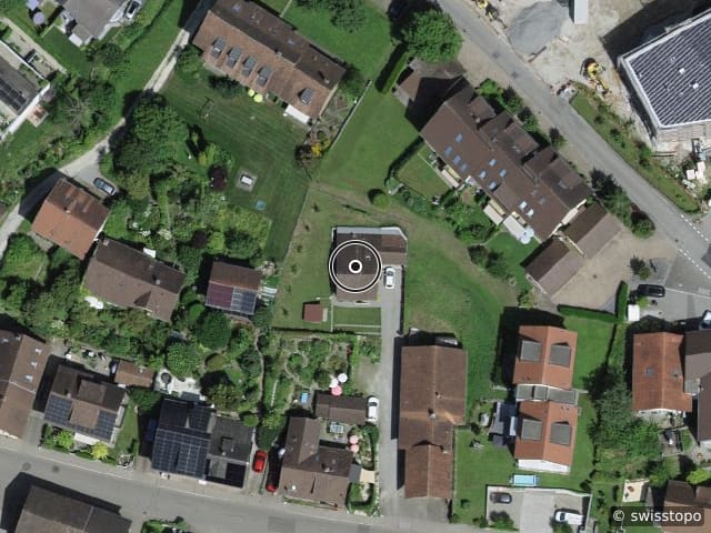Luftbild Unterdorfstrasse 12, Hägglingen