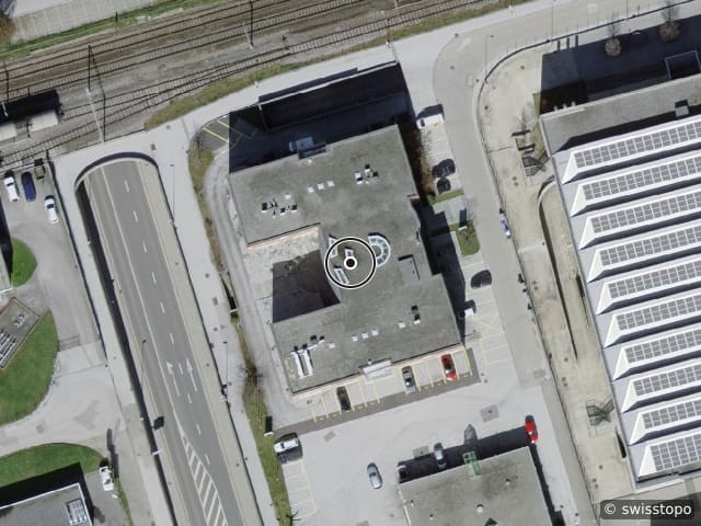 Luftbild Rue de la Blancherie 61, Sion