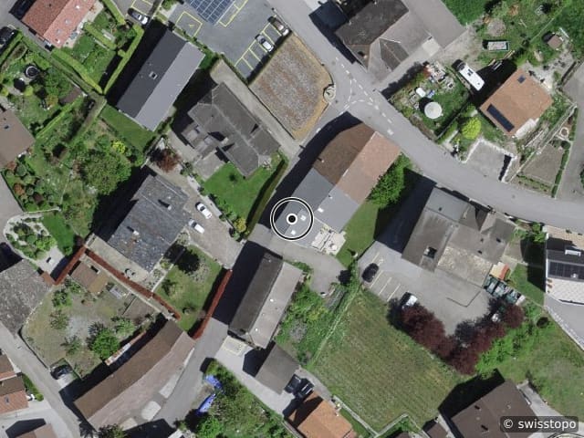 Luftbild Rue de la Fontaine 3, Chamoson