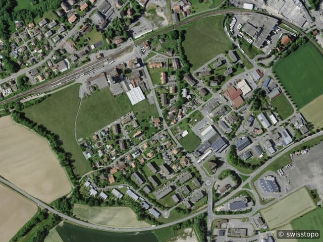 Luftbild Estavayer-le-Lac