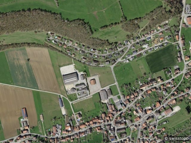 Luftbild Chevenez