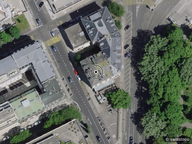 Luftbild Rue du Général-Dufour 19, Genève