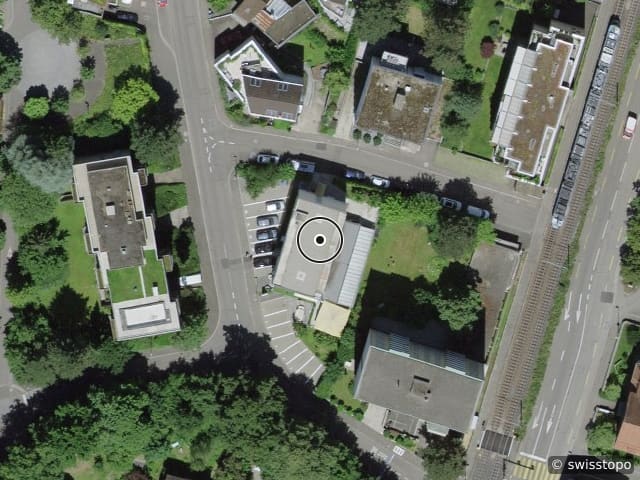 Luftbild Schlüsselgasse 1, Binningen