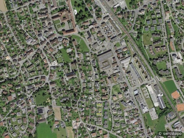 Luftbild Seetalstrasse 40-44, Muri