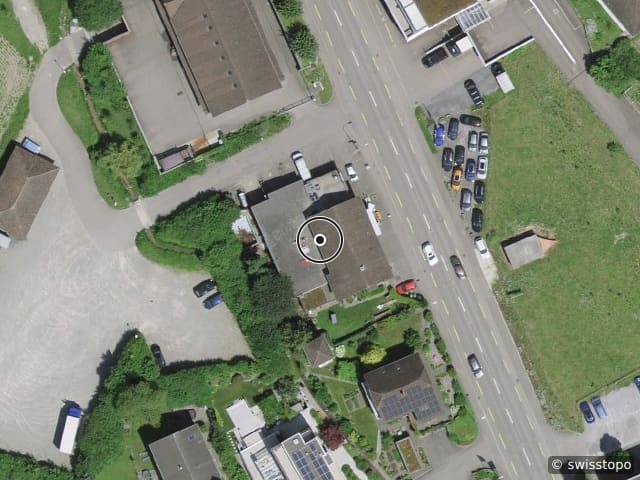 Luftbild Bahnhofstrasse 47, Mellingen