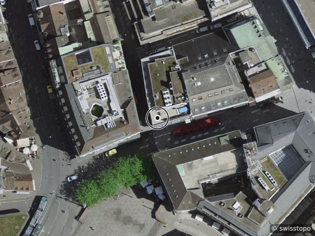 Luftbild Streitgasse 20, Basel