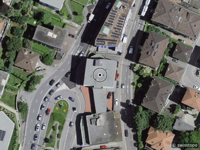 Luftbild Via Zurigo 35, Lugano