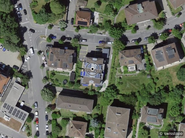 Luftbild Chemin des Diablerets 2, Lausanne