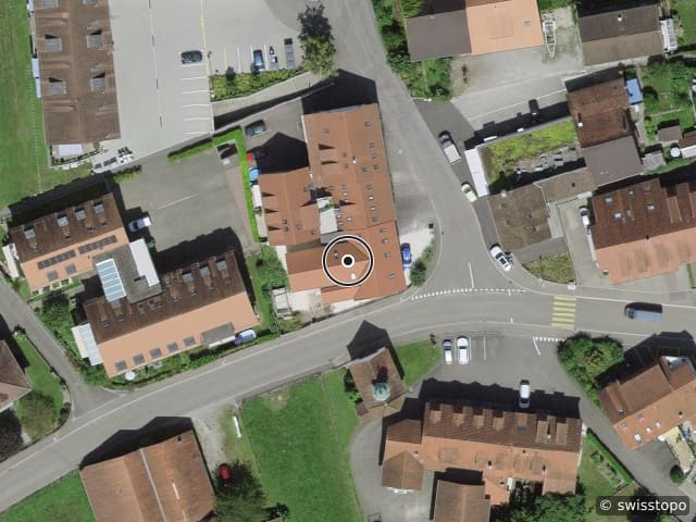Luftbild Zentrumstrasse 1, Wallbach