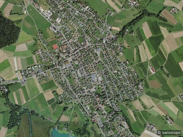 Luftbild Seengen