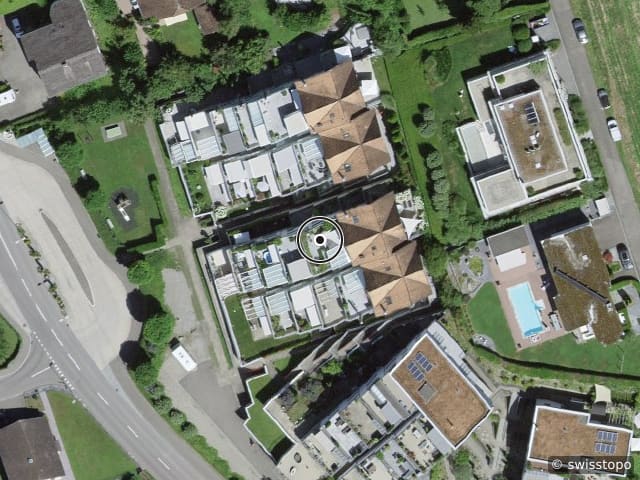 Luftbild Honertstrasse 3, Stetten