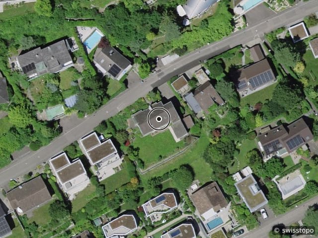 Luftbild Oberer Rebbergweg 35, Reinach
