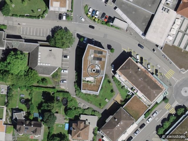 Luftbild Zeughausstrasse 3, Lenzburg