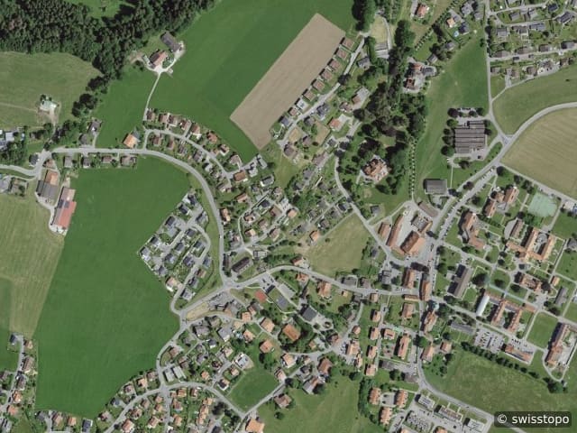 Luftbild Marsens