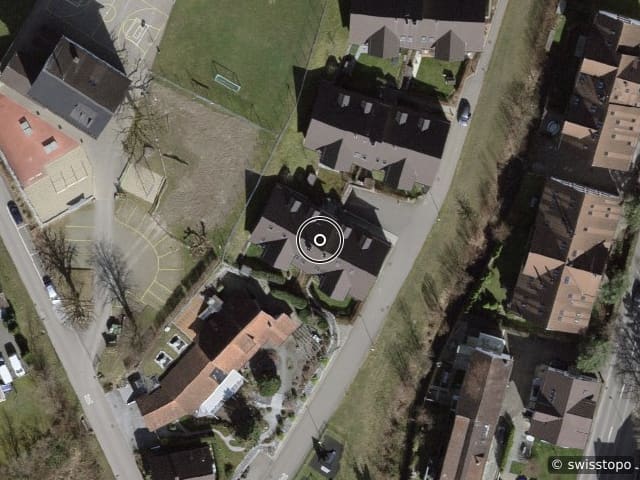 Luftbild Hofweidstrasse 1, Duernten