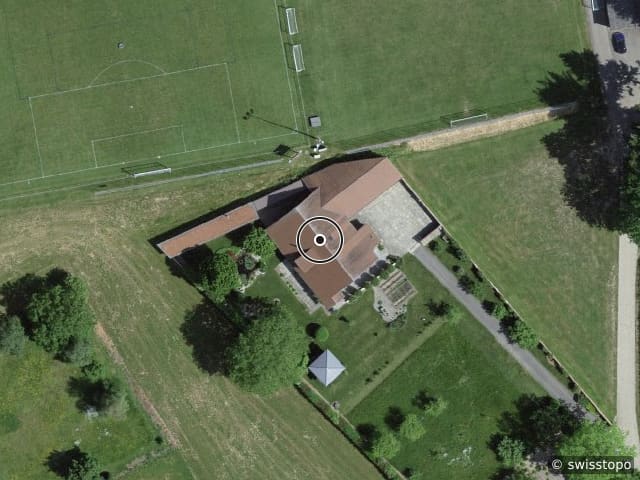 Luftbild Route du Grand-Bois 28, Cottens