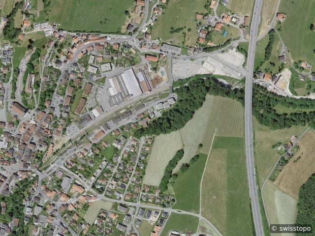 Luftbild Châtel-St-Denis