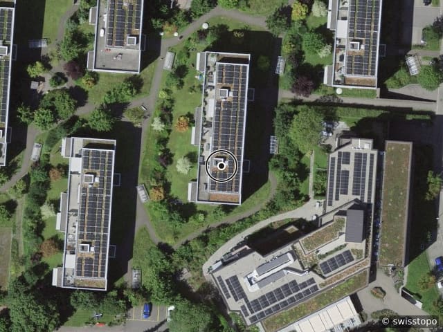Luftbild Ullmannstrasse 13b, Wallisellen