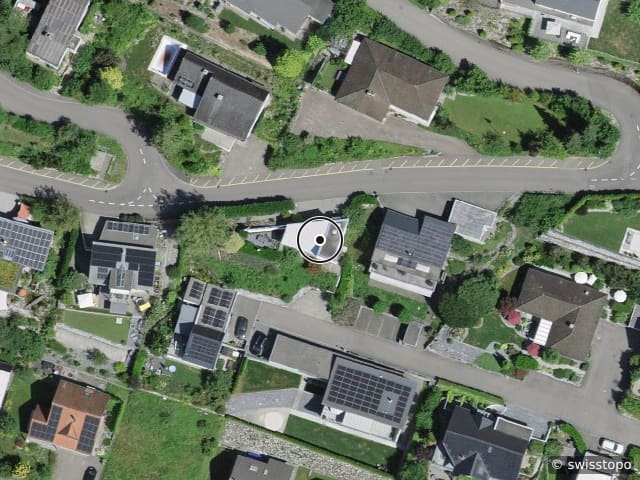 Luftbild Untere Rainstrasse 16, Hirschthal