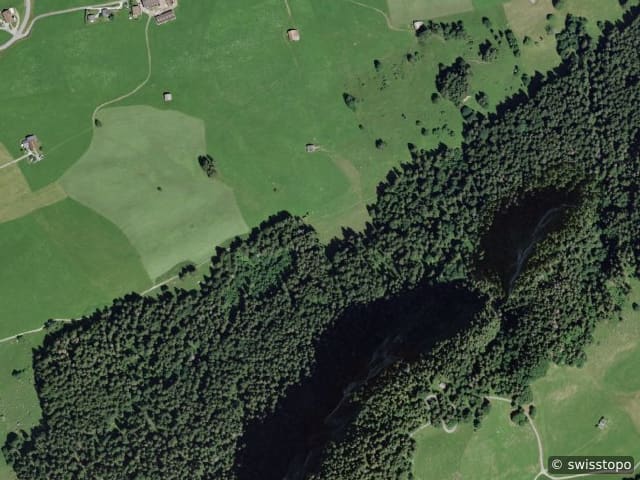 Luftbild Château-d'Oex