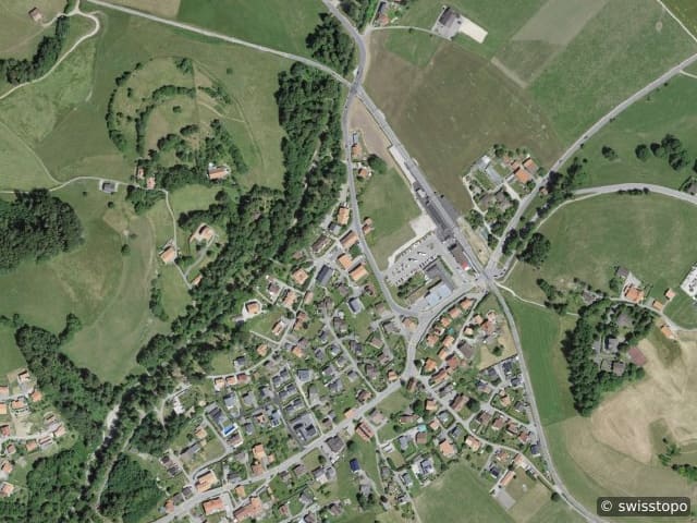 Luftbild Pringy