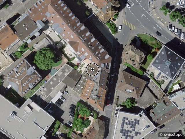 Luftbild Rue Perdtemps 3, Nyon