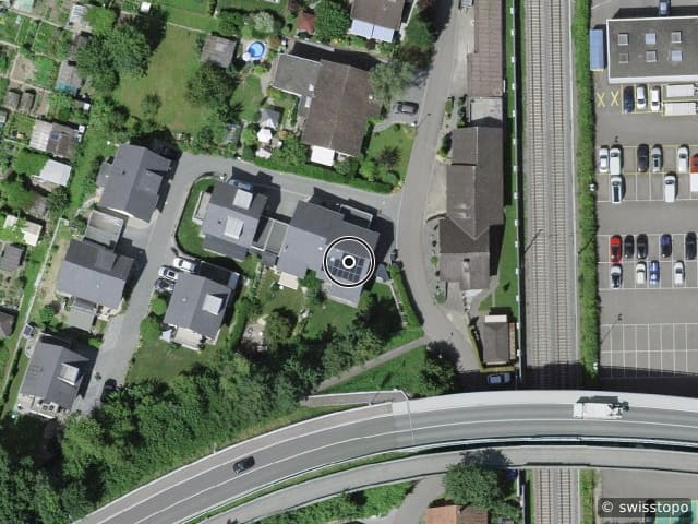 Luftbild Unterdorfstrasse 25a, Schinznach