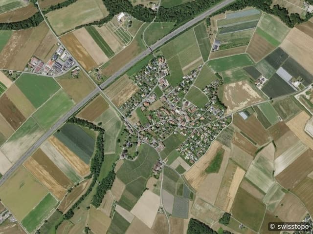Luftbild Duillier