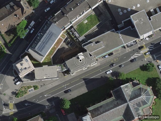 Luftbild Rue de la Pierre-à-Mazel 3, Neuchâtel
