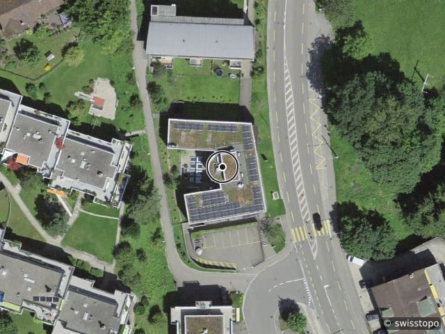 Luftbild Langgasse 151, St. Gallen