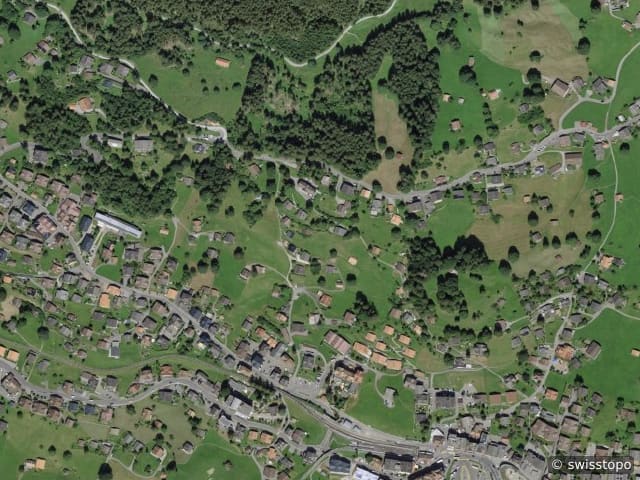 Luftbild Endweg 18, Grindelwald