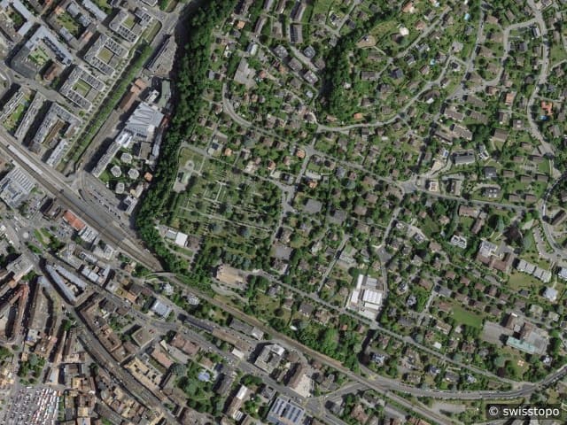 Luftbild Rue du Midi 34, Vevey