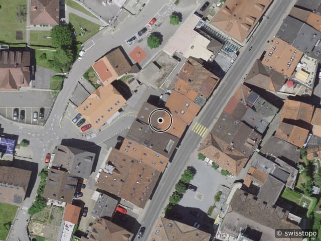 Luftbild Chemin de l'Eglise 2, Châtel-St-Denis