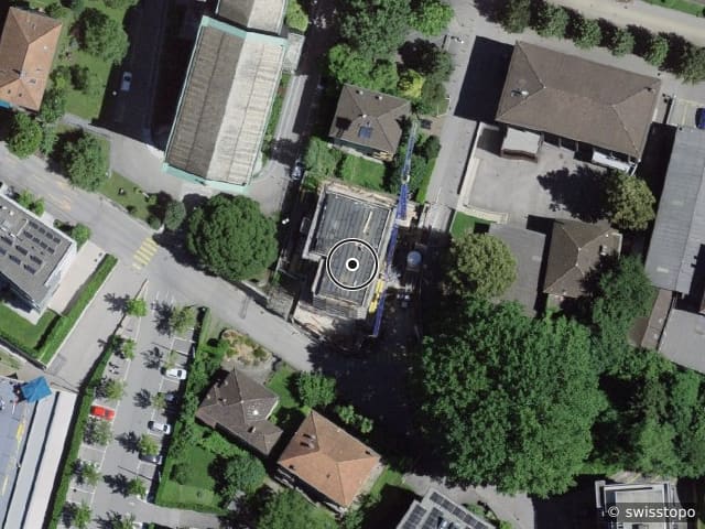Luftbild Via dei Platani 4, Massagno