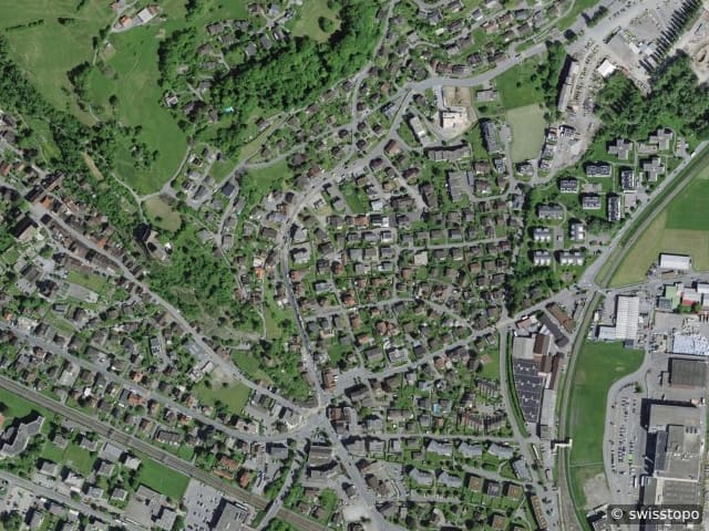Luftbild Sargans