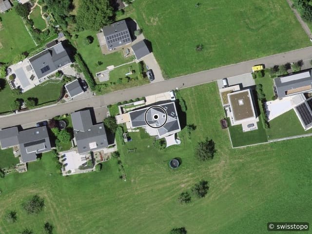 Luftbild Kirschbaumstrasse 13, Seltisberg