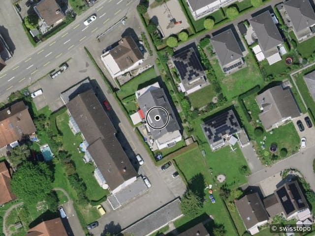 Luftbild Hauptstrasse 28A, Felben-Wellhausen