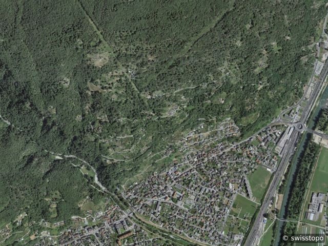 Luftbild Monte Carasso